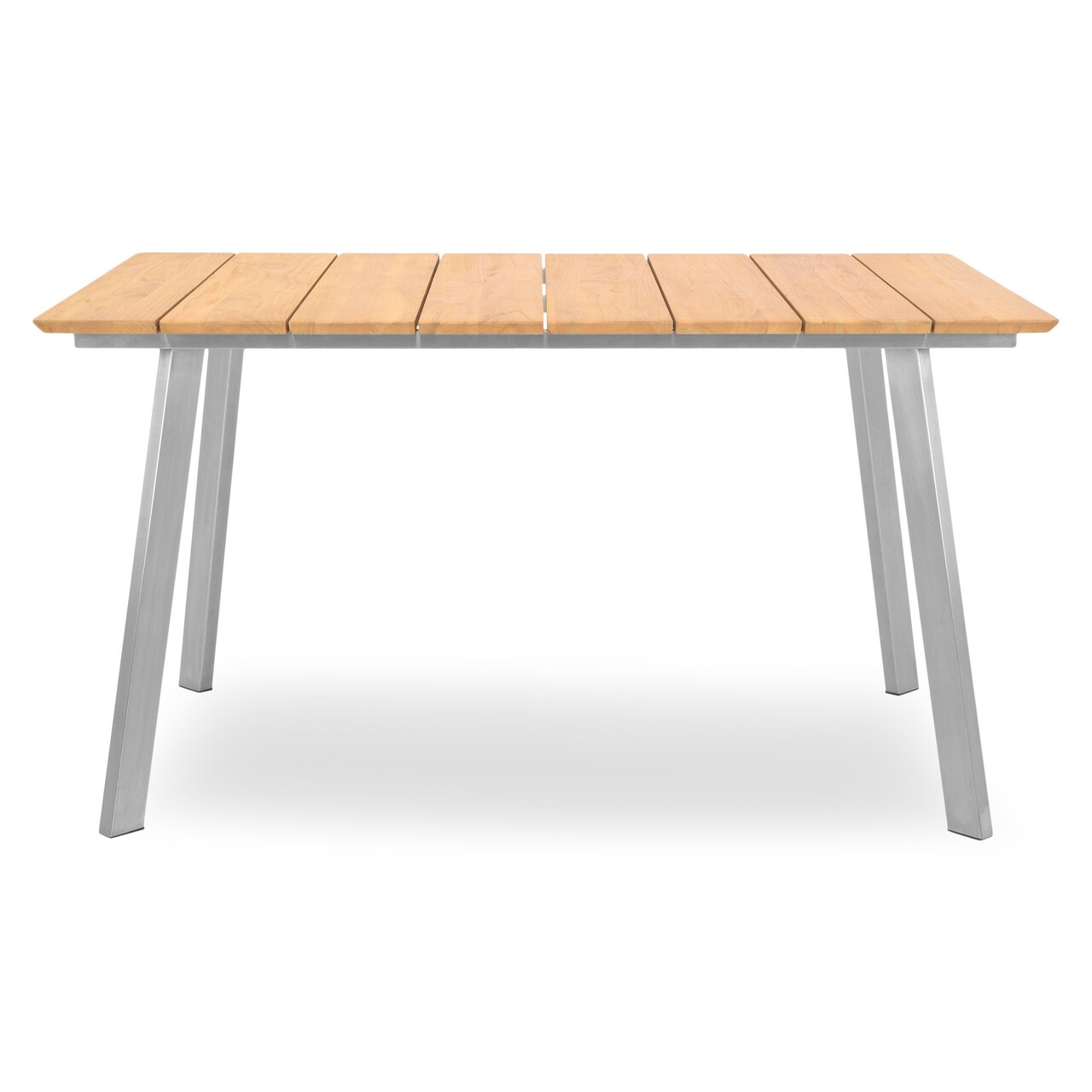 Collodi Asztal, L.140 l.90 H.75 cm, rozsdamentes acél, természetes