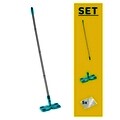 Leifheit Takarító szett, Clean & Away, műanyag/mikroszál, szürke/türkiz