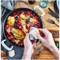 Mély serpenyő fedéllel, Tefal, korlátlan, 26 cm Ø, alumínium / titán / üveg