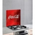 Coca-Cola Classic konyhai falvédő, Wenko, 60 x 70 cm, arany levél, körte