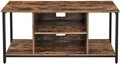 TV Komód, Vasagle, 110 x 40 x 50 cm, PAL/acél, rusztikus barna