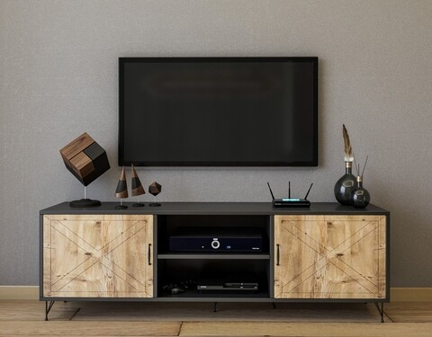 Venus TV Komód, Kalune Design, 160x40x56 cm, barna