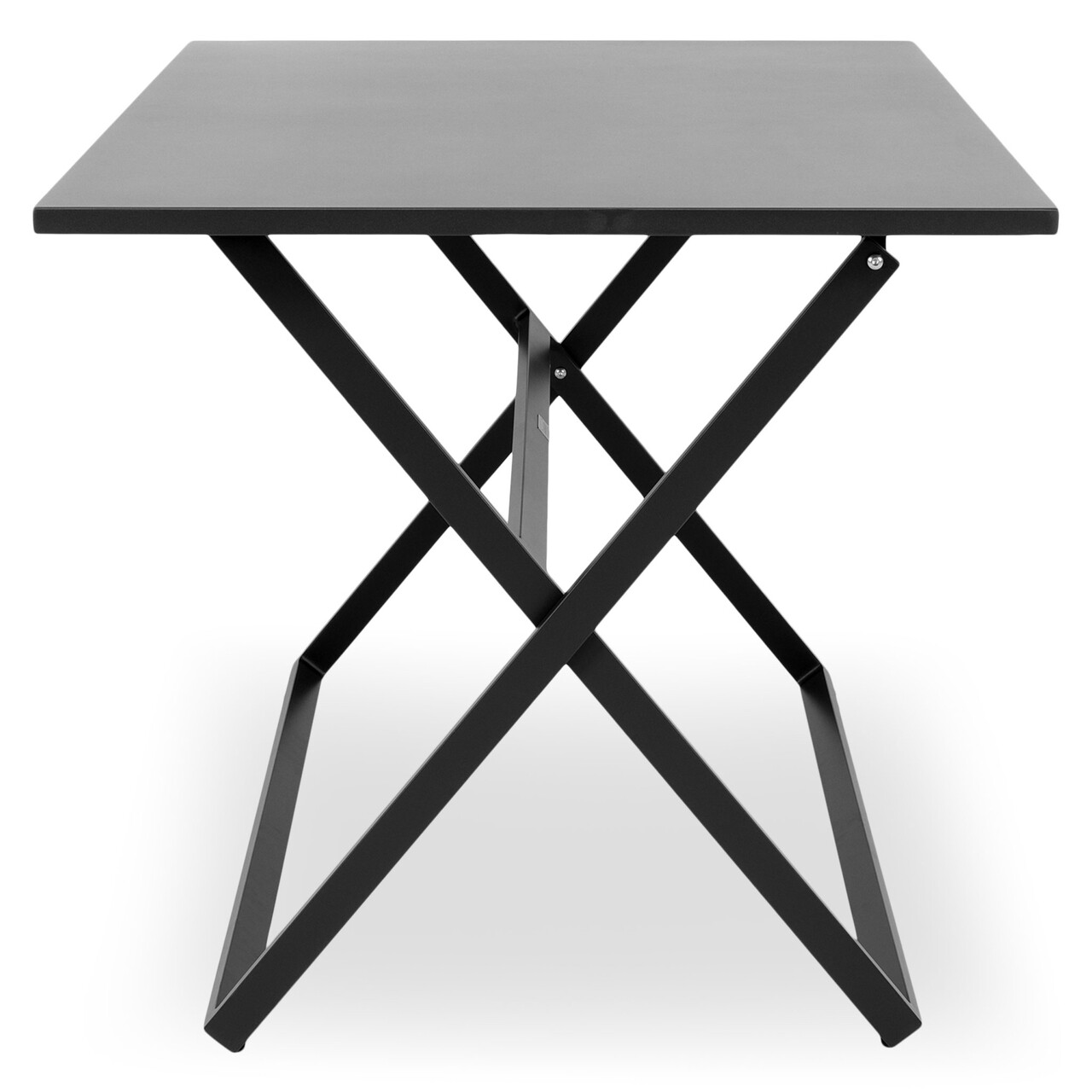 Breeze Összecsukható Asztal, L.120 L.80 H.73, Alumínium, Fekete