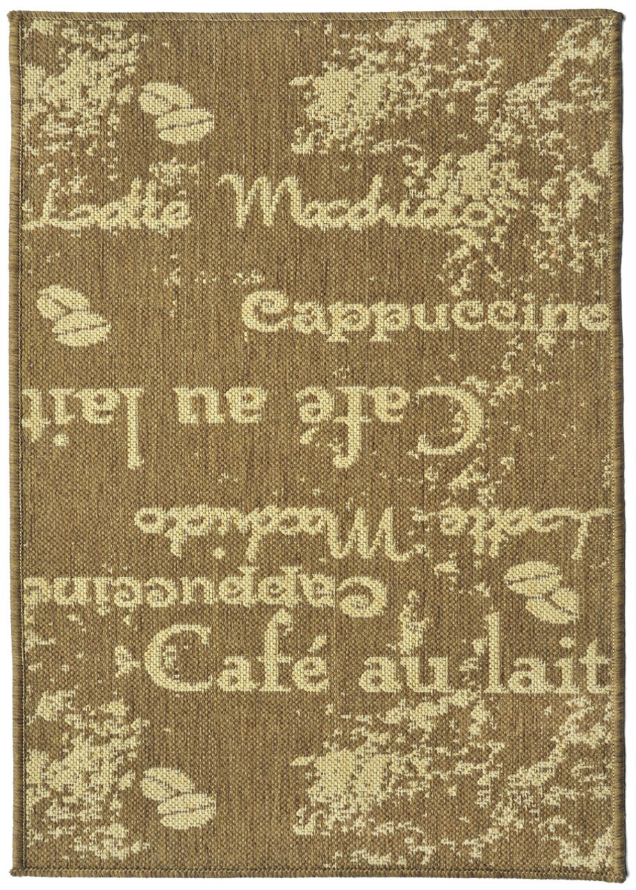Negan konyhai szőnyeg, Decorino, 67x120 cm, polipropilén, barna