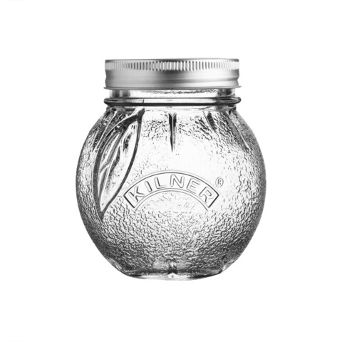 Kilner Tároló fedővel, narancs, 0,4 L, üveg, átlátszó