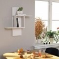 Homitis fali polc, Mill - White, 20x64x70 cm