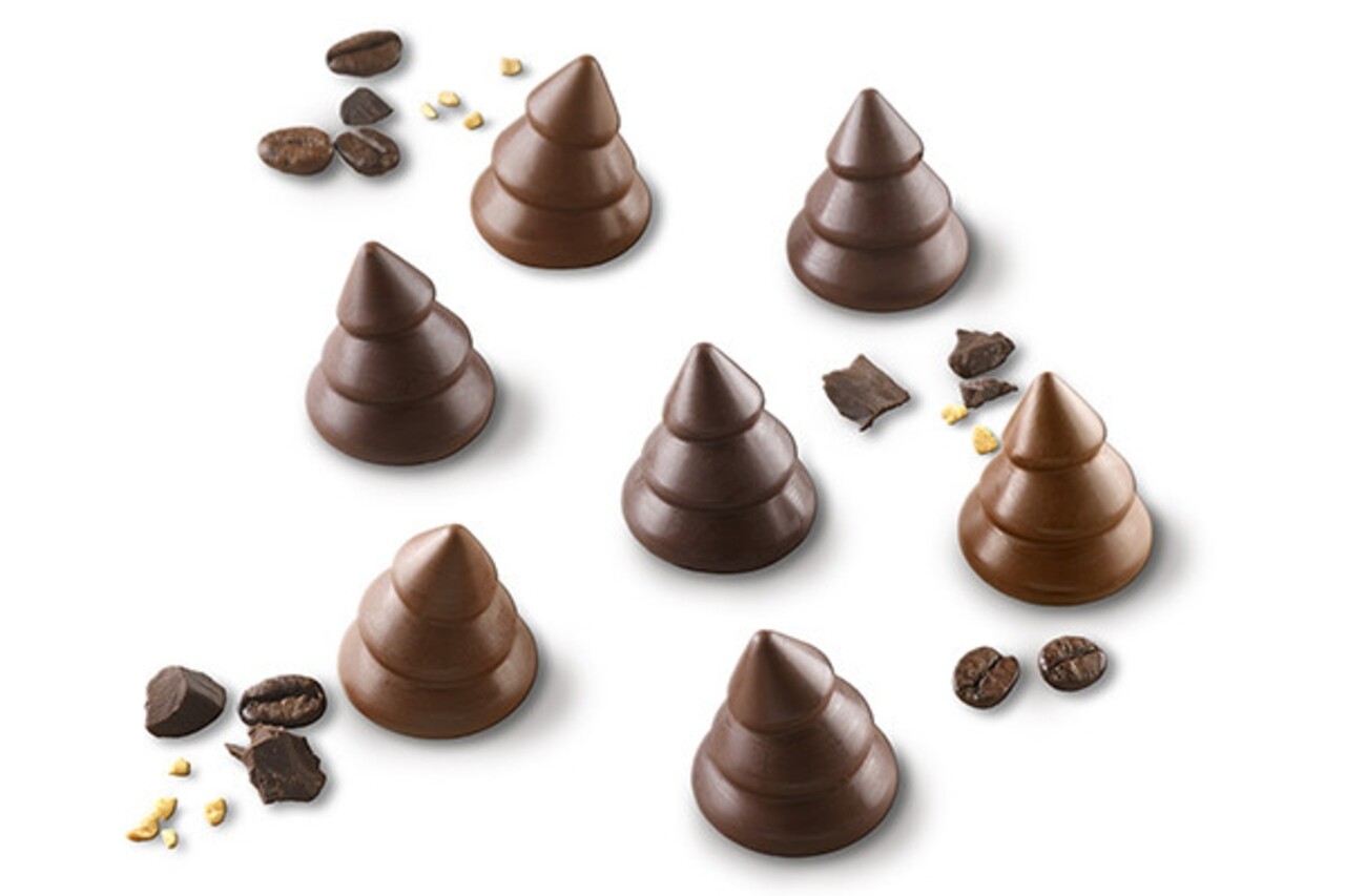 Fa Szilikon Sütőforma, Silikomart Easy Choco, 15 Forma, Ø2,8 X 3 Cm