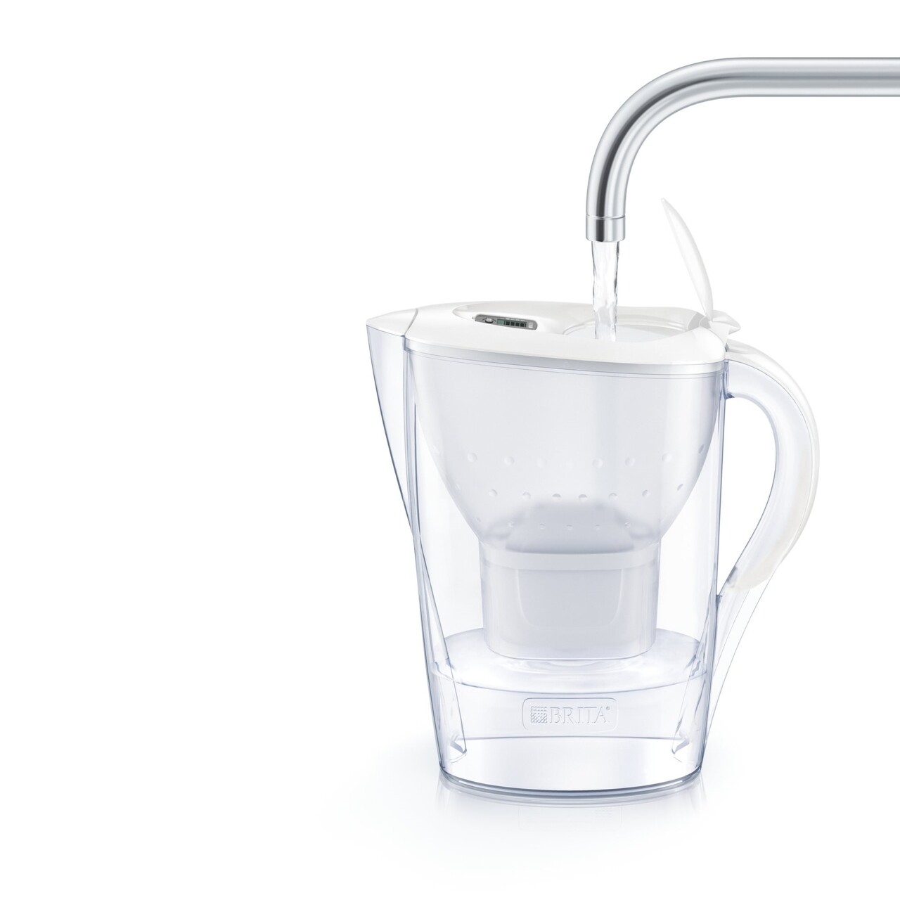 Szűrőpohár BRITA Marella 2,4 L Maxtra + Szűrőrúd (fehér)