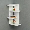 Milano Fali polc, Arnetti, 31.4 x 16.8 x 60 cm, fehér