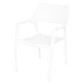 Belluno/Golf 8 db Szék + asztal , L.240 l.100 H.75 cm, fehér
