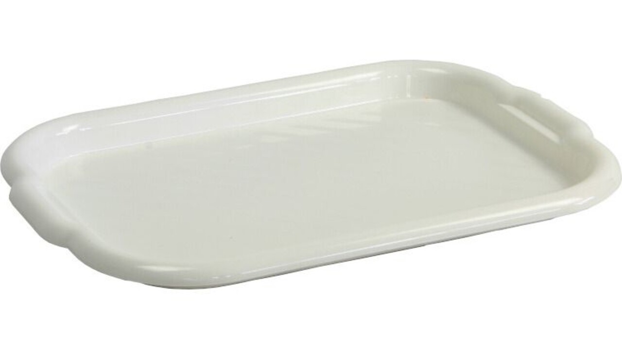 Clever Szervírotó tálca, Domotti, 40x28 cm, műanyag, fehér