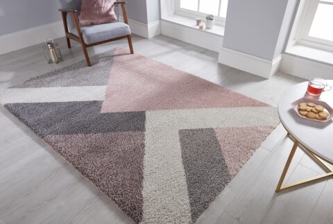 Dakari Zula Multi Pink szőnyeg, Flair Szőnyegek, 160 x 230 cm, 100% polipropilén, rózsaszín