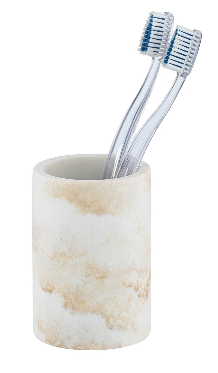 Fehér poligyanta fogkefetartó pohár Odos – Wenko