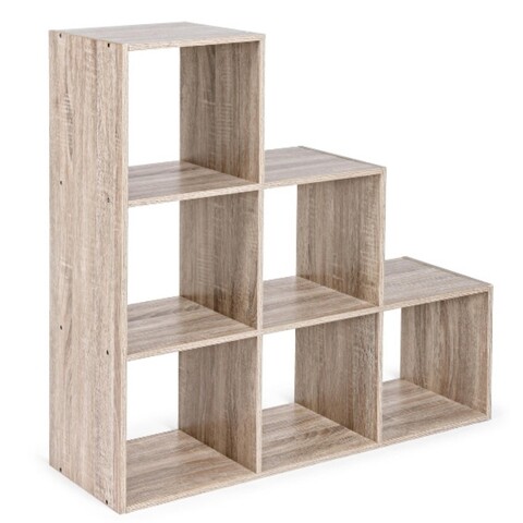 Biblioteca Mila Stair Shaped, Bizzotto, 30 x 29.7 x 91.2 cm, PAL melaminat