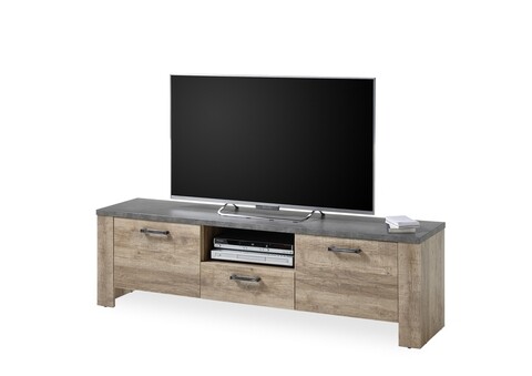 TV szekrény, Edmonton, 172 x 50 x 45 cm, PAL, barna