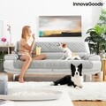 SoFree InnovaGoods Megfordítható védőhuzat 3 üléses kanapéhoz, 275x181 cm, poliészter, szürke