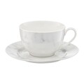 Marble 12 darabos Teás /kávéskészlet, Ambition, porcelán, 200 ml, fehér
