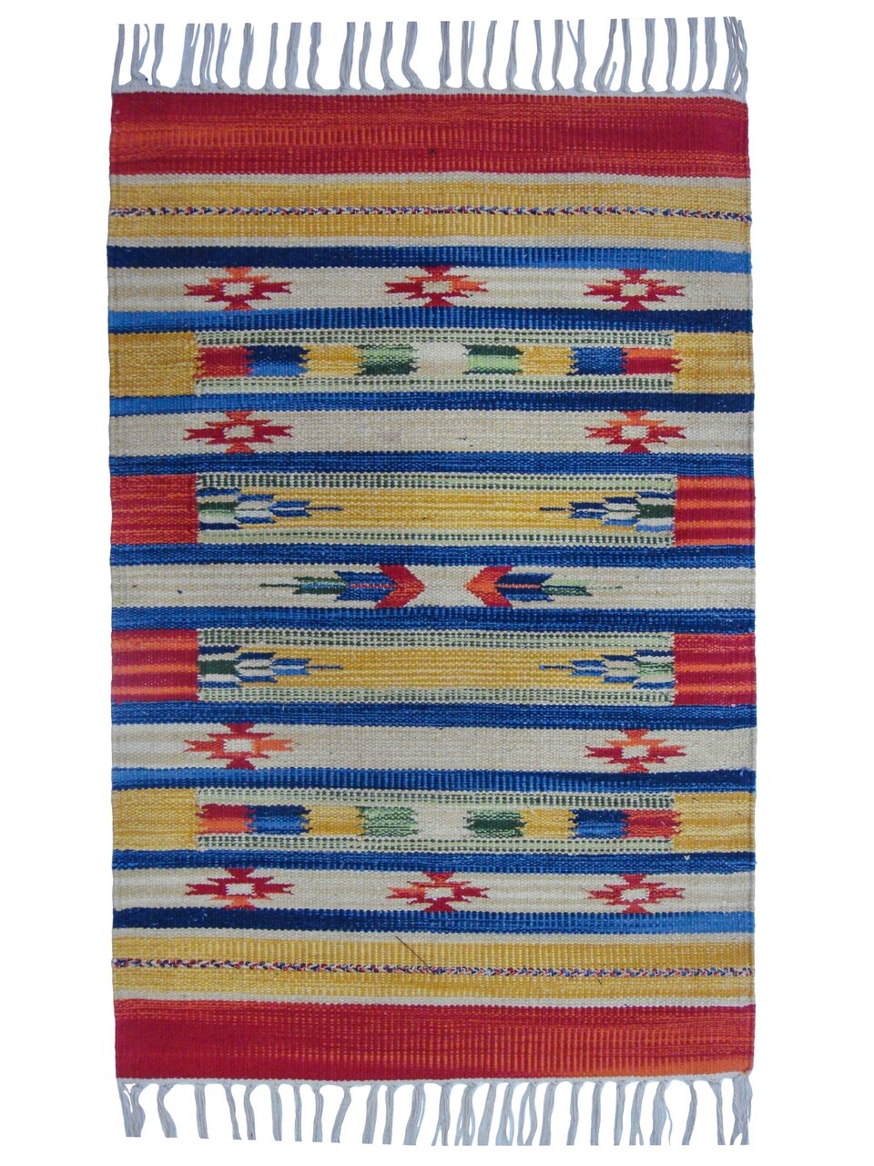 Kilim Szőnyeg, Country 17, Baketo, 100% Pamut, Kézzel Megmunkált, 60x90 Cm