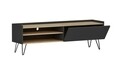 Comoda TV Veronica, Arnetti, 120 x 33.1 x 49.5 cm, oak/antracit
