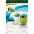 Rattan Virágcserép 14 cm, szürke