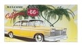 Young California Íróasztal, Bizzotto, 113 x 58 x 73 cm, acél/edzett üveg