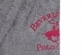Uniszex fürdőköpeny, Beverly Hills Polo Club, 100% pamut, M/L, szürke