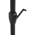 Calpe Téglalap alakú napernyő forgókarral, L.200 l.300 H.259 cm, alumínium, fekete/szürke