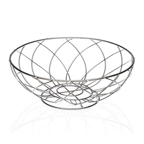 Susannah Gyümölcskosár, Versa, Ø26x9.5 cm, krómozott fém