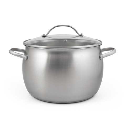 Florence fedéllel ellátott edény, Luigi Ferrero FR-2466A, Ø 24 cm / 8,2 L, rozsdamentes acél
