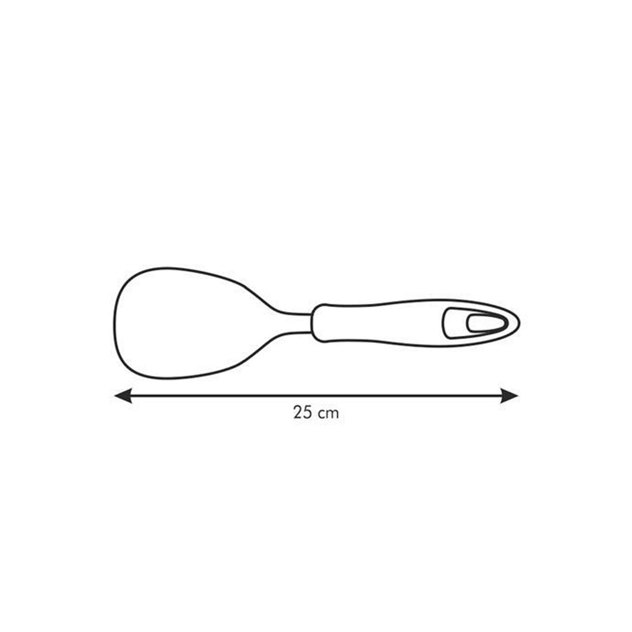 Presto Rizs Kanál, Tescoma, 25 Cm, Rozsdamentes Acél / Műanyag, Fehér / Ezüst