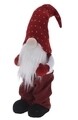 Gnome w pants red Dekoráció, 12x14x37 cm, polisztirol, piros