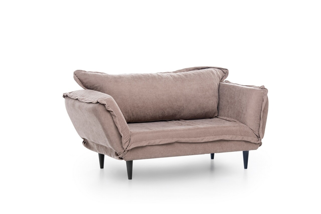 Vino Daybed Kihúzható Kanapé, Futon, 3 Személyes, 200x70 Cm, Fém, Bézs