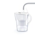 Brita szűrőpohár, Marella MAXTRA +, műanyag, 2,4 L, Starter Pack + 3 szűrő, fehér