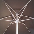 Thais Kerti/terasz napernyő, 300 x 200 cm, oszloppal Ø48 mm, alumínium, szürke
