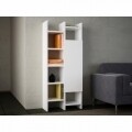 Biblioteca Wooden Art, Adaline White, 55.2x130x25 cm
