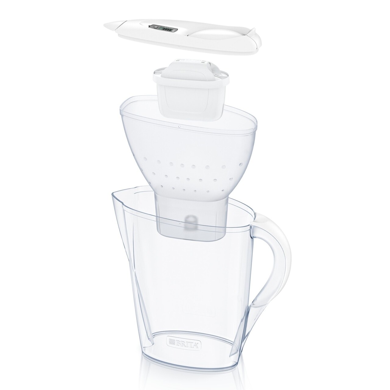 BRITA Szűrőpohár Marella XL 3,5 L Maxtra+ Fehér)