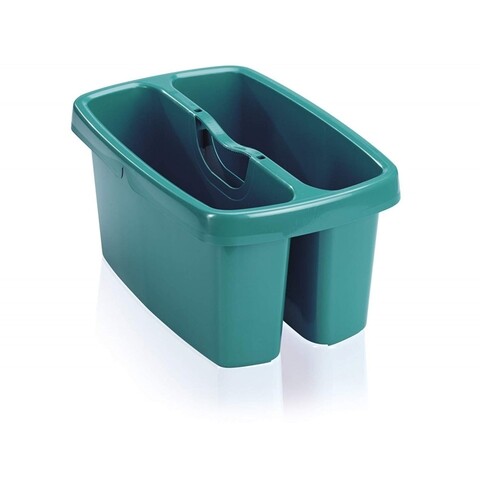 2 rekeszes vödör Combi Box, Leifheit, 2,5 L, műanyag, zöld