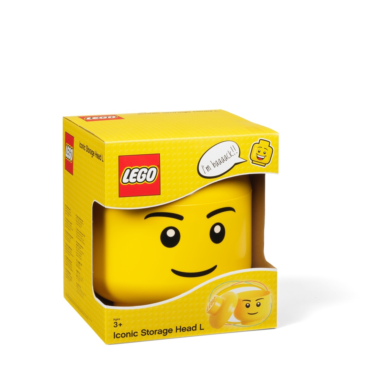 Silly S Tároló Doboz, LEGO, 200 Ml, Polipropilén, Sárga