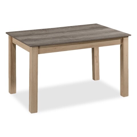 Barna asztal, Pakoworld, 120x79x74 cm, MDF, viszkozitás / bika