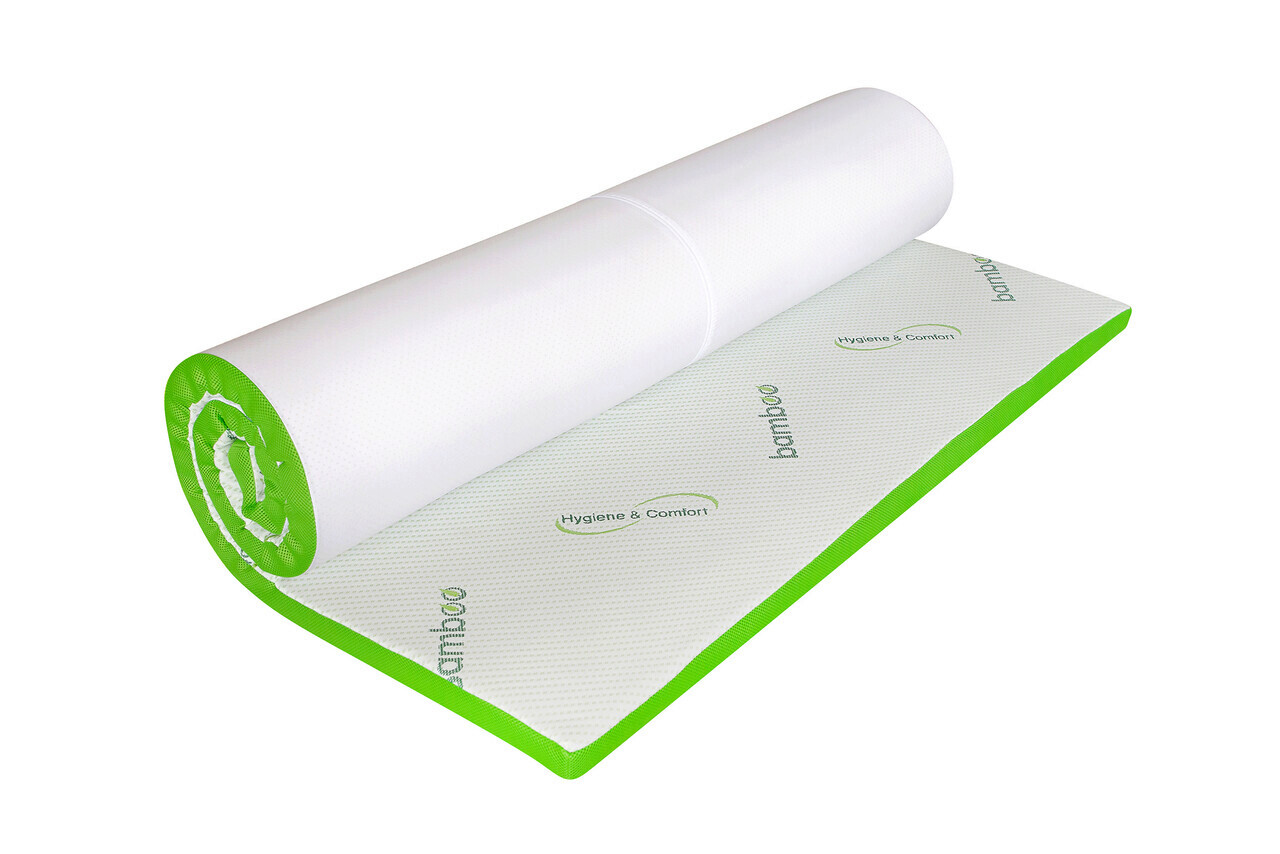 Green Future Bamboo Memory Fedőmatrac, 160x190 cm, 7 komfort zónás