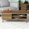 Walnut Dohányzóasztal, Hommy Craft, 105x60x38,2 cm, mogyoró