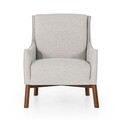 Ndesign Fotel, 70x80x83 cm, fa, szürke