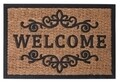 Bejárati szőnyeg Welcome 2 Designs, 60x40 cm, gumi és kókuszrost