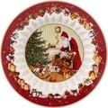 Tálalótál, Villeroy & Boch, Toy's Fantasy Santa ajándékok, 25 cm, prémium porcelán, kézzel festett