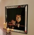 Tablou decorativ T728, Neostill, sticla temperata, 70x70 cm