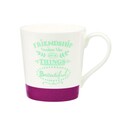 Csésze díszdobozban, Friendship, Churchill, Fine Bone China porcelán, 300 ml