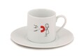 Kutahya Porselen Kávés készlet, RU04KT118078, 4 darabos, porcelán