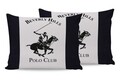 Beverly Hills Polo Club 2 db Párnahuzat 50x80 cm, 100%  ranforce pamut, BHPC 027, sötétkék