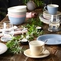 12 részes asztali készlet, Like Villeroy & Boch, Color Loop Horizon, prémium porcelán, kék