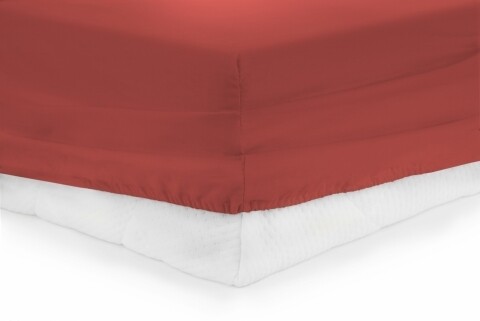 Red Heinner Elasztikus lepedő, 160x200 cm, 100% pamut, piros